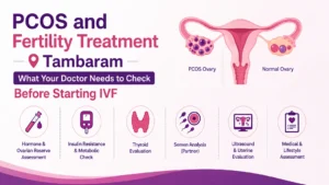 PCOS and Fertility Treatment in Tambaram: What Your Doctor Needs to Check Before Starting IVF